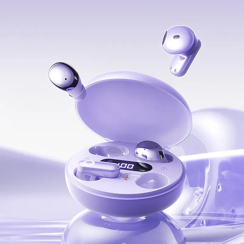 CHENRUIDA M166 2-Pack Wireless Bluetooth Earbuds: Compact, Discreet Sleep Earbuds; Waterproof Over-Ear Headphones; Multi-Pack Set; Bluetooth 6.0 Earbuds with Microphone; Mini Short-Stem Design; Ideal for Work, Exercise, and Sleep.