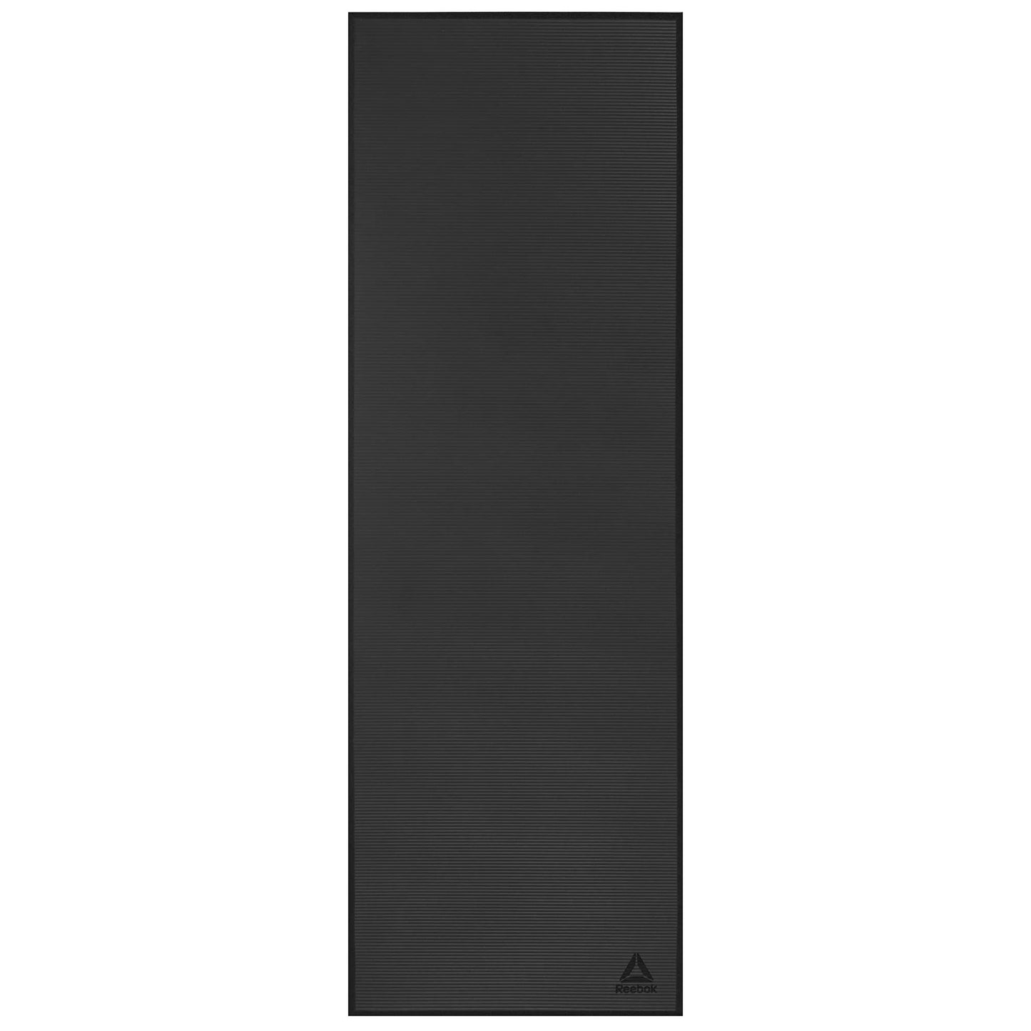 (2 Pack)  Delta Performance Fitness Mat - Black, 72" X 24" X 15Mm