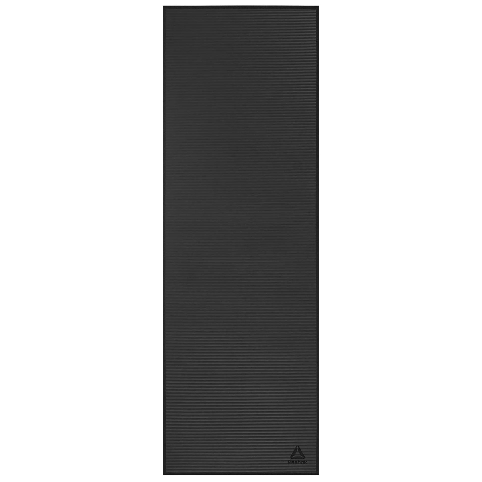 (2 Pack)  Delta Performance Fitness Mat - Black, 72" X 24" X 15Mm
