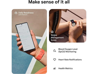 Fitbit Charge 6 Health and Fitness Tracker in Porcelain and Silver Aluminum | Model GA05185-NA
