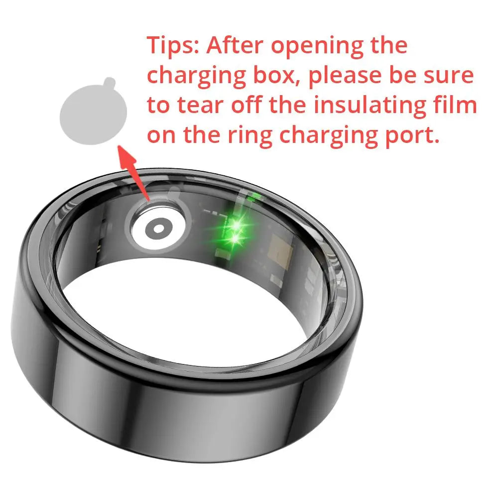 COLMI Smart Ring R02 IP68 Waterproof Wearable Fitness Trackers for Women Men Couple Gift