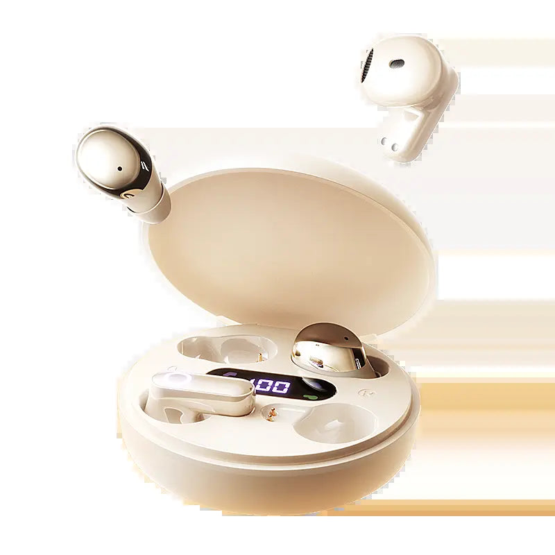 CHENRUIDA M166 2-Pack Wireless Bluetooth Earbuds: Compact, Discreet Sleep Earbuds; Waterproof Over-Ear Headphones; Multi-Pack Set; Bluetooth 6.0 Earbuds with Microphone; Mini Short-Stem Design; Ideal for Work, Exercise, and Sleep.