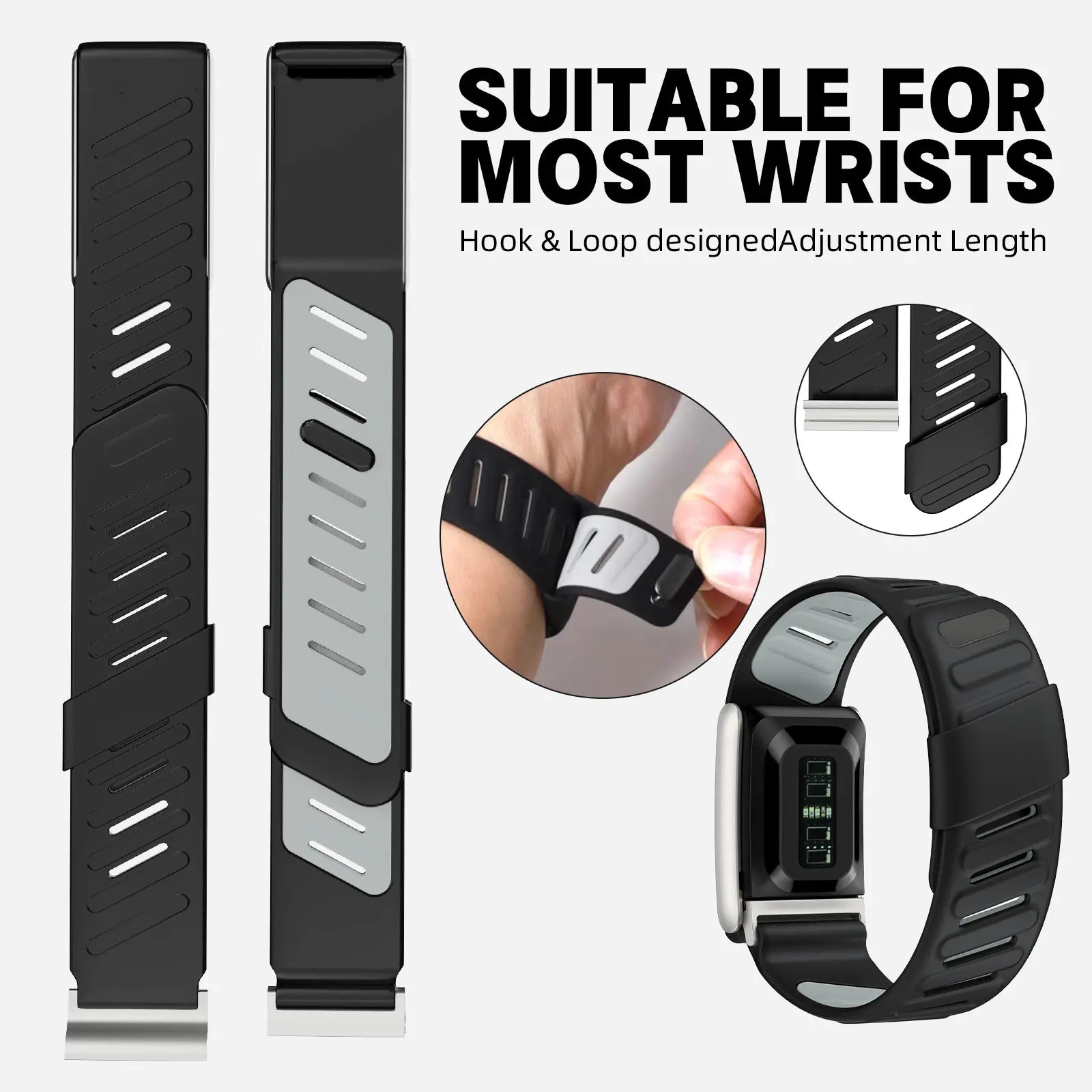 Premium Silicone Sportflex Replacement Wristband for WHOOP 5.0 ONE + Peak, Mg Fitness Tracker - Soft Touch, Breathable, Waterproof, and Sweatproof Strap in Army Green