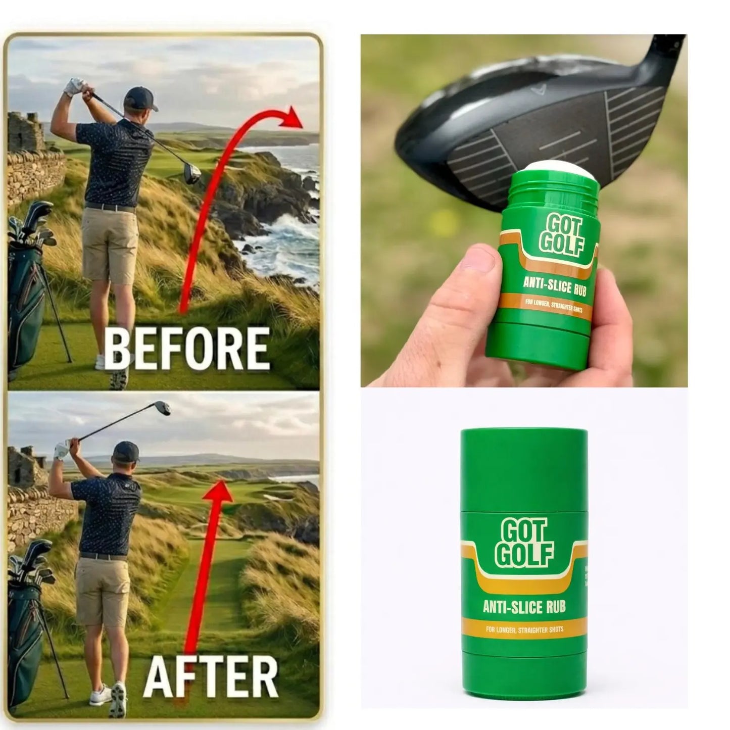 Got Golf Anti-Slice Rub Golf Clubs Accessory