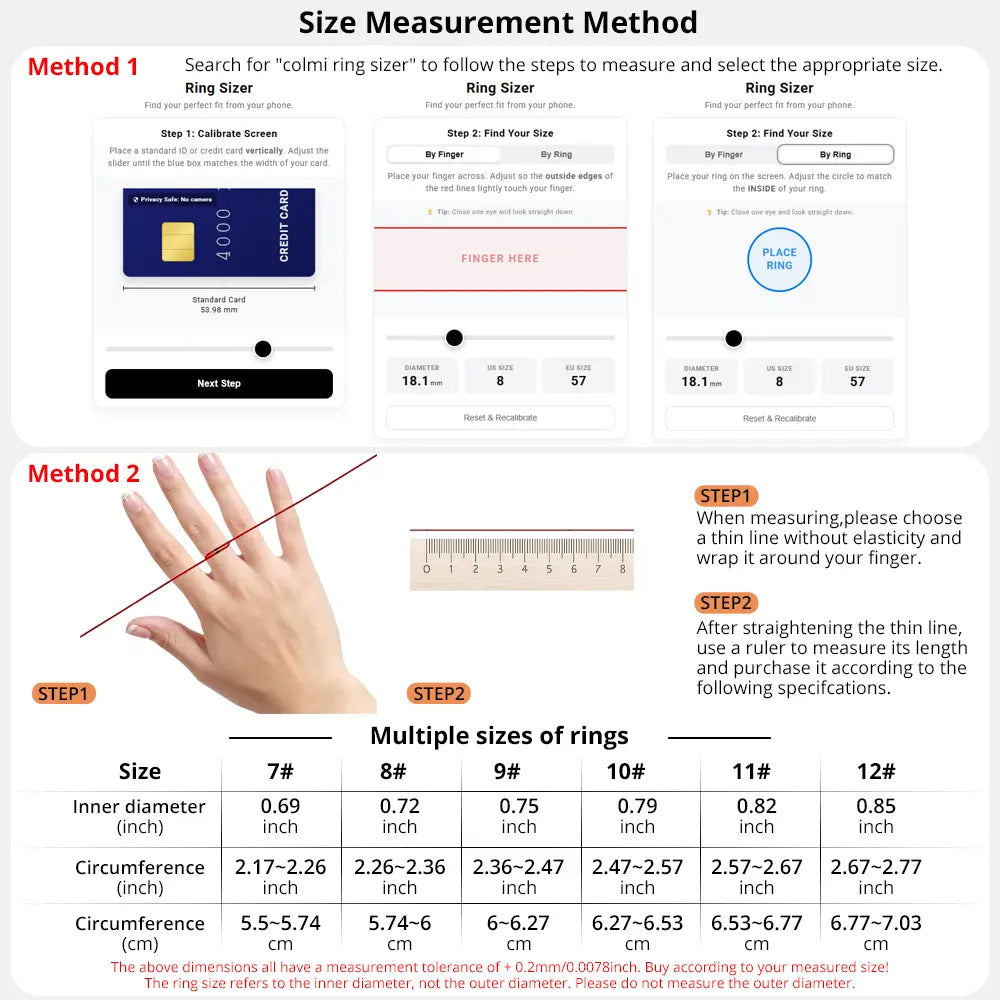 COLMI Smart Ring R02 IP68 Waterproof Wearable Fitness Trackers for Women Men Couple Gift