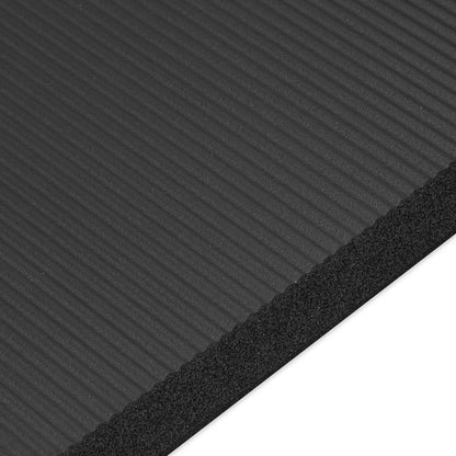 (2 Pack)  Delta Performance Fitness Mat - Black, 72" X 24" X 15Mm